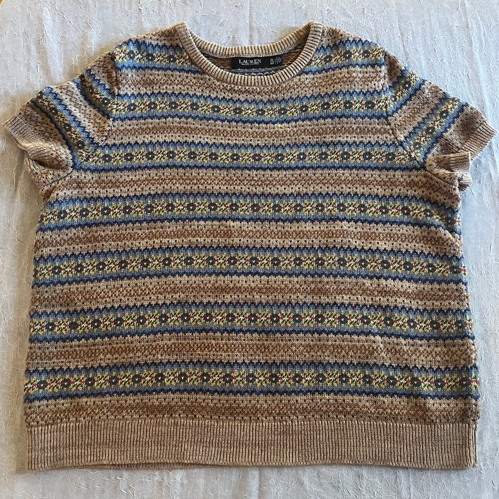 Ralph Lauren Multicolor Striped Crew Neck Sweater